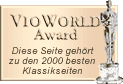 VioWorld - Der Klassikmarkt im Internet.Klassiksuchmaschine, Stellenmarkt f&uuml;r Musiker, Kleinanzeigen, uvm